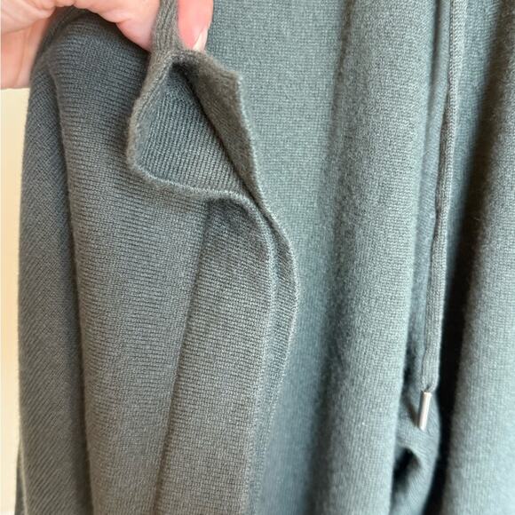 Quince Women’s Mongolian Cashmere Straight Leg Pants Moss Green XL NWT - Picture 6 of 12